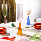 Gatsby Champagne Flute Amber [Set of 6]